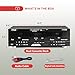 Pyle Home Digital Dual Cassette Deck Media Player Music Recording Device with RCA Cables Switchable Rack Mounting Hardware CrO2 Tape Selector Included 3 Digit Counter - 110V/220V