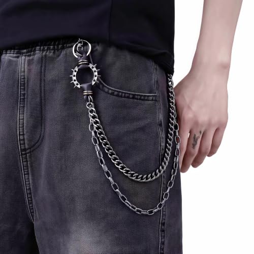 Men Women Wallet Pants Chain Jean Trousers Accessory