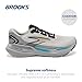 Brooks Men's Glycerin GTS 21 Supportive Running Shoe - Coconut/Forged Iron/Yellow - 12.5 Medium