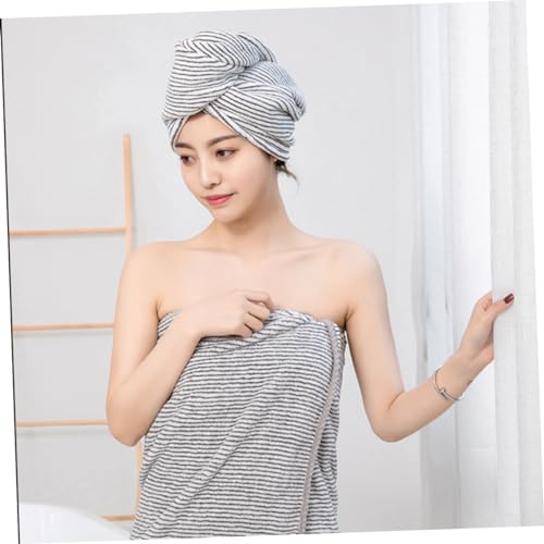 FOMIYES 4 Unidades De Microfibra Envoltório De Chuveiro Shampoo Gorros Para Crianças Chapéu De Faixa