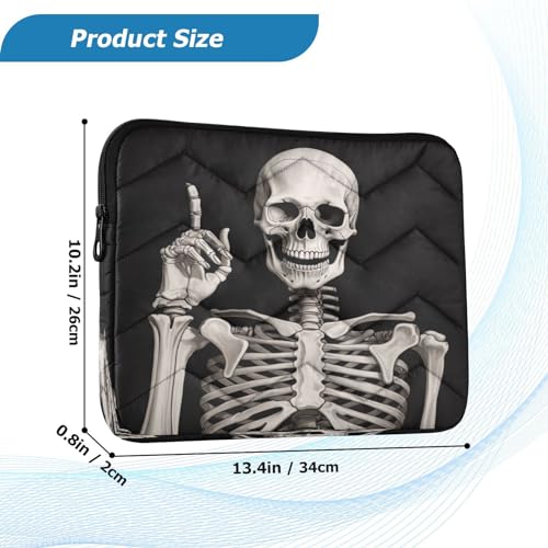 Funda para laptop Smiling Skull para 13-14 pulgadas miniatura 3