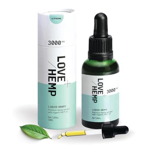 Love Hemp Oral Liquid Drops 30ml, 3000mg