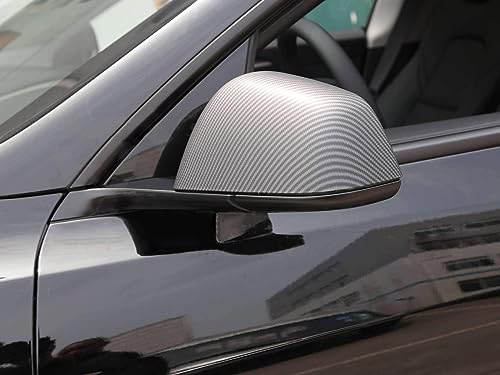 Coque de rétroviseur noir brillant pour Tesla Model 3 - 2