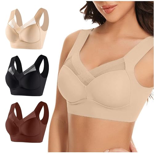 Soutien-gorge push-up sans couture au maintien complet et doux