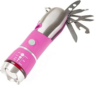 Multi Tool LED Flashlight, All In One Tool Light For Emergency, Camping