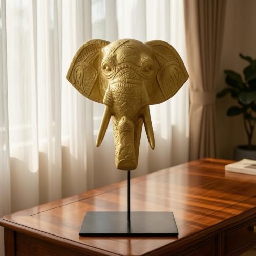 Statue d'éléphant dorée, le cadeau idéal pour collectionneurs