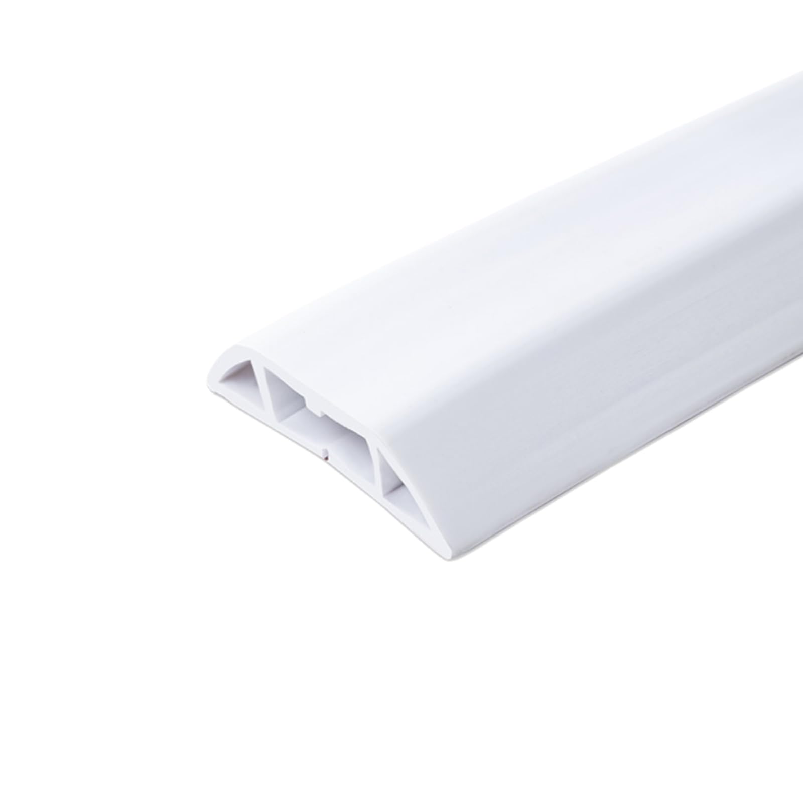 Goulotte Passe-CâBles,Goulotte Passe Cable Sol,Cache Fil Electrique,Protege Canal De CâBle Flexible,Cache-CâBle Auto-AdhéSif,Auto-AdhéSif Canal De CâBle pour Sol,Matériau PVC