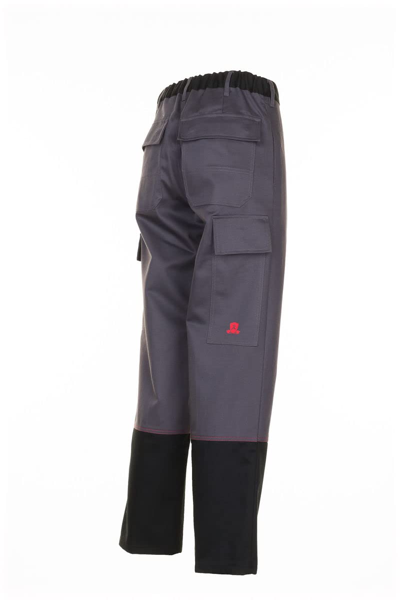 Planam 5520052 Weld Shield Bundhose, Grau/Schwarz, Größe 52