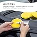 KVAEY 24PCS Car Foam Applicator Pads, 4 Inch Round Side Pressing Wax Applicator Foam Sponge, Ultra-Soft Auto Detail Hand Polishing Sponge Pad Cleaning Tool, Car Accessories