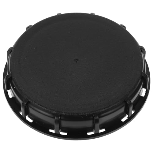 jojofuny Tapa de Cubo de Plástico Adecuado para Sellado Seguro Negro para Tanque IBC Fuerte Hermeticidad y Fácil Uso, Tapa Grande de 16.2cm en Industriales