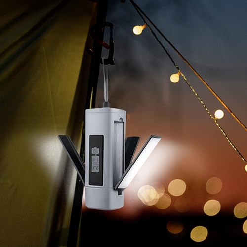 Lampe de camping télescopique LED travail rechargeable portable aimantée - 5