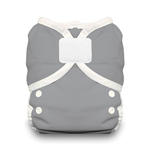 Thirsties Reusable Cloth Diaper Cover, Hook and Loop Closure, Fin Size One (6-18 lbs)