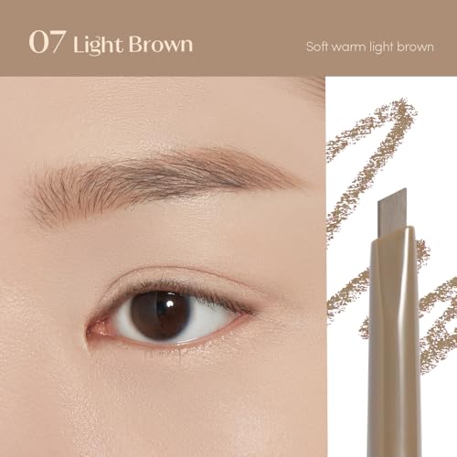 Image of ETUDE Drawing Eye Brow Pro (Light Brown) Eyebrow Pencil for women, Microblading, Long Lasting, Soft Textured Natural Daily Look, Korean Makeup, Beauty (0.008 Ounce)