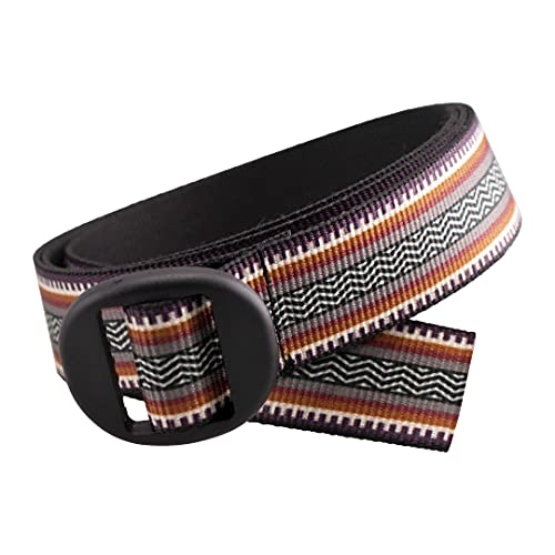 Thomas Bates Backpacker Patterned Web Belt with Polycarbonate Oval Slide