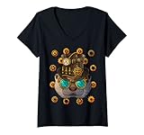 Bonita nutria futurista retro steampunk para cualquier persona que ama la maquinaria alimentada por vapor o la era victoriana. Cuenta con una bonita nutria steampunk con gafas steampunk, sombrero y engranajes mecánicos vintage.