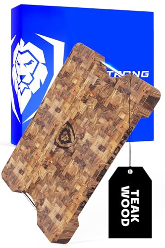 Tabla de cortar rectangular Dalstrong Massive XL en teca miniatura 1