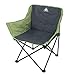 10T Jace Beechnut Chaise de Camping Pliante XXL jusqu'à 130 kg avec Porte-gobelet et Poche latérale