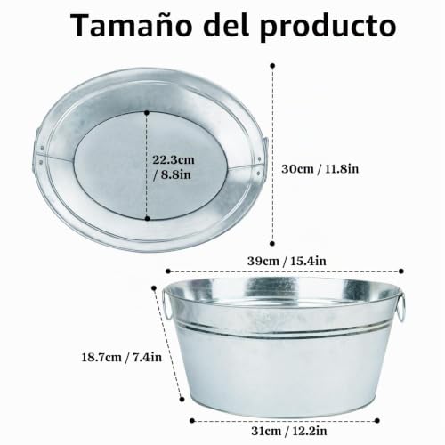 Cubeta galvanizada 8 Imagen adicional