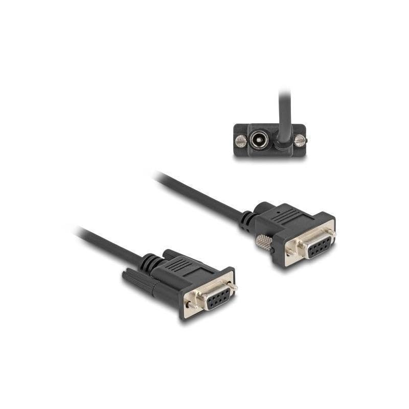 DeLOCK 87835 Câble Série Noir 0,5 m RS-232 DB-9