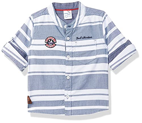 Image of Max Boys Striped Full-Sleeves Shirt
