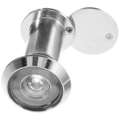 Visor de puerta con tapa de privacidad de acero inoxidable, visor resistente para puerta principal miniatura 1