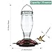 BOLITE 18006 Hummingbird Feeder, Vintage Bottle Glass Hummingbird Feeders for Outdoors, 25 Ounces