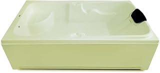 MADONNA Ceaser 6 Feet Acrylic Freestanding Bathtub (with Headrest) (Ivory) Price In India