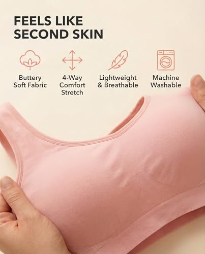 Image of SHAPERMINT Wireless Bras for Women No Underwire - Small to Plus Size Bralettes with Support and Natural Lift