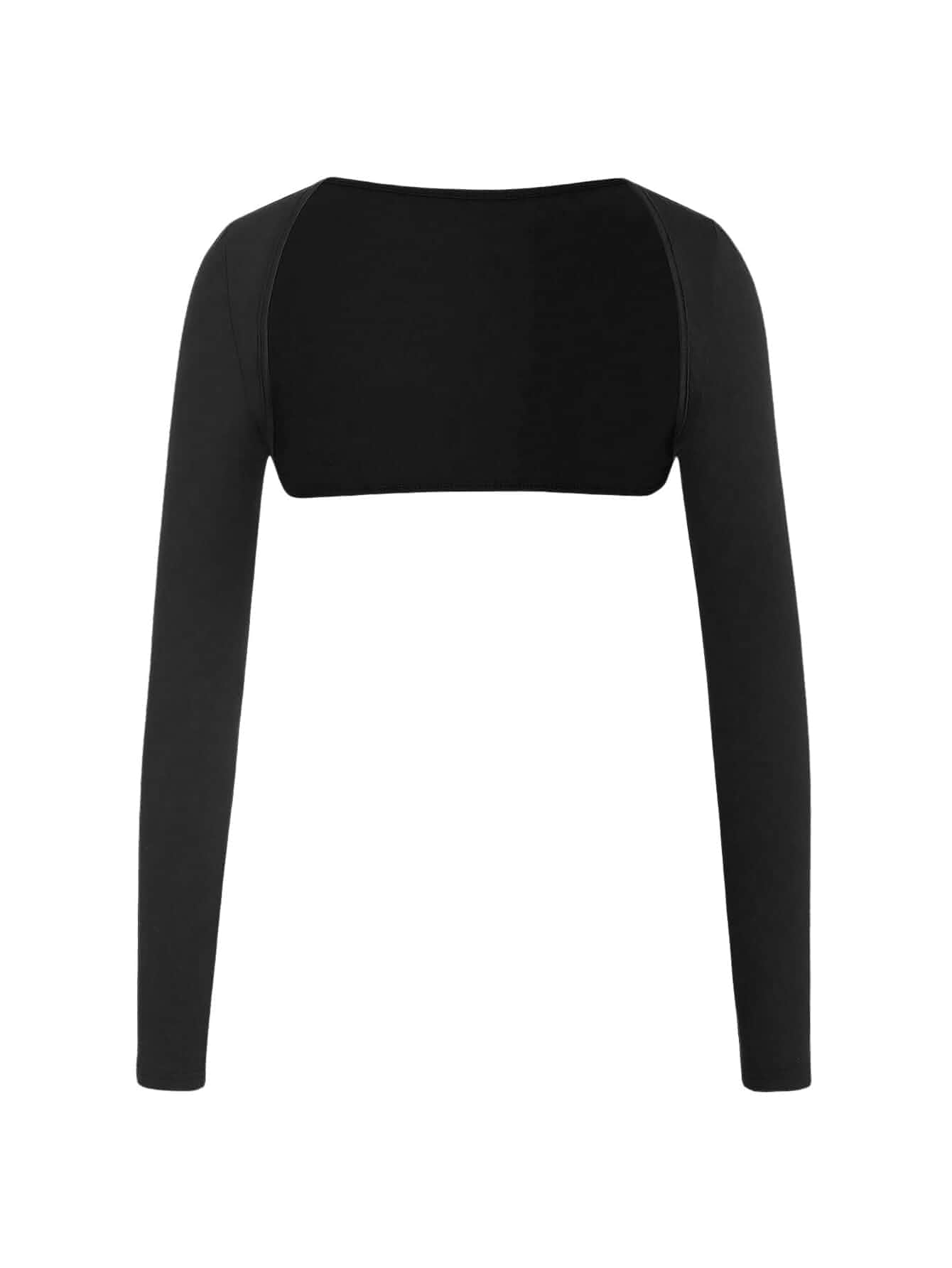 Verdusa Women's Bolero Shrug Crop Lightweight Long Sleeve Bolero Bolero, Cropped Cardigan, Fall Outfits, Y2k Outfits, Going Out Outfits, Sports, Yoga, Gym