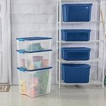 Sterilite Latch and Carry, Plastic Storage Bins w/Lids, 12 Gallon, 12-Pack - Image 4