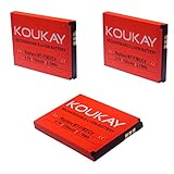 Lieferumfang: 3x Koukay Ersatzakku Akku kompatibel zu AVM FRITZ!Fon MT-F mit 750mAh 3,7V Li-ion