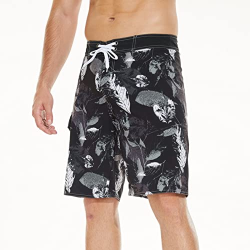 Short de bain homme court doublé microfibre pour natation