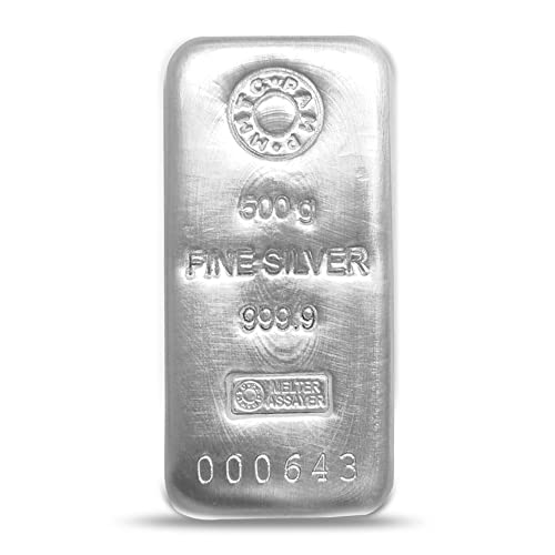 Image of MMTC-PAMP (999.9) Purity 500 gram Silver Casted Bar