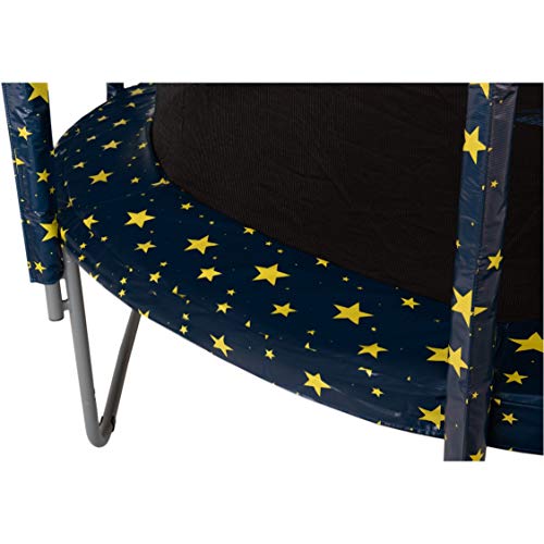 Super Round Trampoline Replacement Safety Pad |Spring Cover for Rectangular Trampoline | Durable, Water Resistant, 10\" Wide| Fits Most Brands| 13 Foot - Starry Night