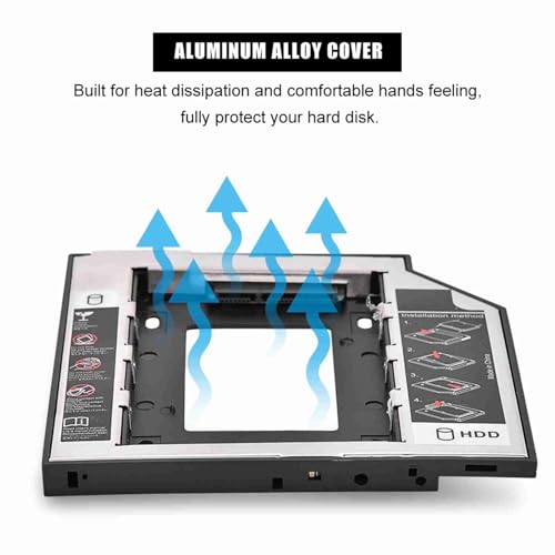 Caja externa para disco duro SSD/HDD 2.5 pulgadas aluminio miniatura 3