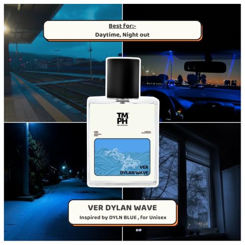 Image of TMPerfumehouse Ver Dylan Wave EDP for Men & Women | Fresh, Aquatic & Long Lasting Perfume Spray | Amber, Citrusy & Fresh-spicy Fragrance | Luxury Gift for Him & Her | TMPH | 50ml