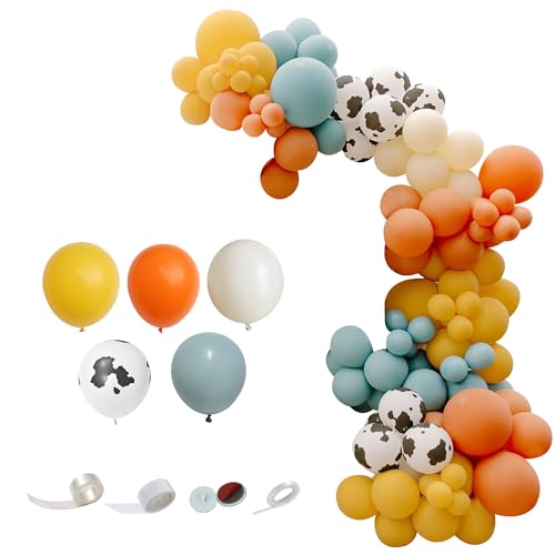 Shivnsotpa Balloons Sets Latex Westen Cowboy Theme Balloons Combination for Farm Theme Birthday Home Celebration Business Party Decorations