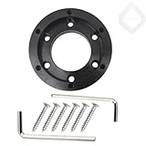 ステアリングホイールハブアダプター に適合する ロジテック G29 G920 G923 70mmステアリングホイールアダプターボード用(Black)