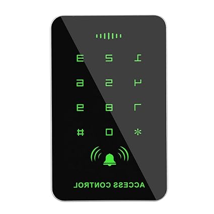 Access Control, Modern Minimalist Digital with 5 Key Tag Card Reader Door Access Control, Hospitals for Home Office Restaurants Factories'