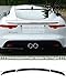 FITS 2014-2020 JAGUAR F-TYPE COUPE GLOSS BLACK 3 PCS DUCKBILL TRUNK SPOILER WING
