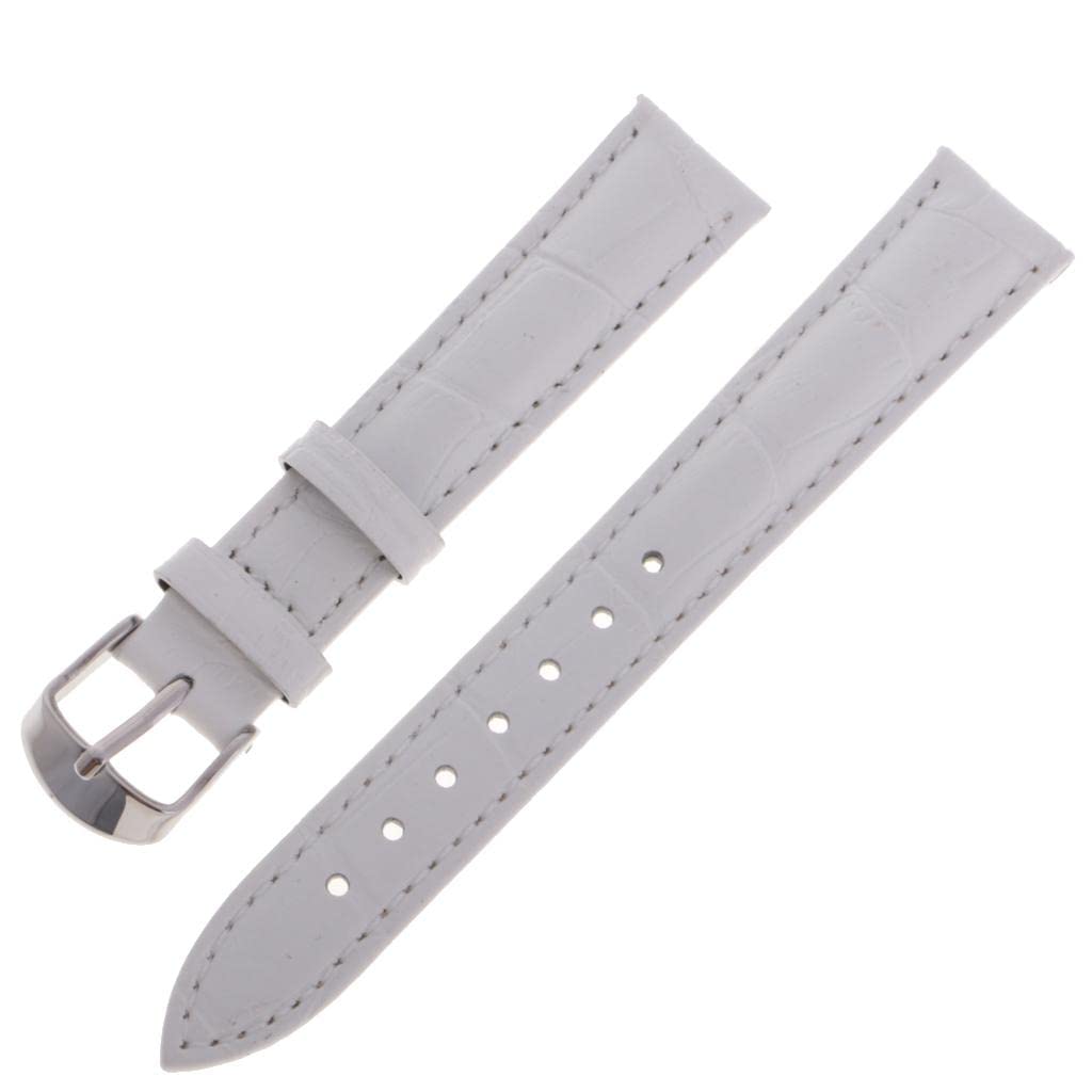LOOM TREE® Leather Strap Bracelet Band Replacement for Watches 16mm white| Watches, Parts & Accessories | Wristwatch Bands (B09ZTSFL7N) Amazon Price History, Amazon Price Tracker