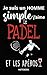 HOMME simple PADEL ET APÉROS: Super Cadeau Noel Anniversaire