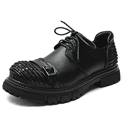 Chaussures pour hommes punk rock avec semelle caoutchouc antidérapante
