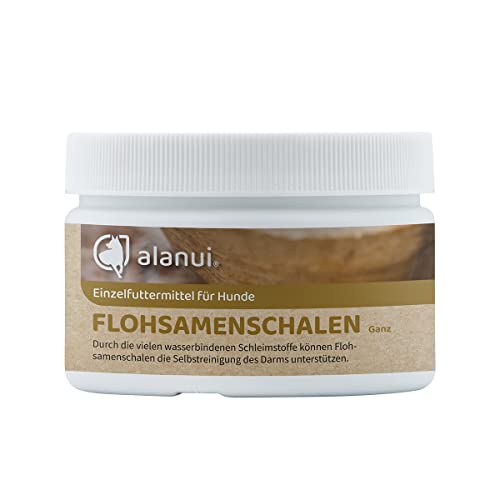 alanui Flohsamenschalen ganz für Hunde, 100 g Dose