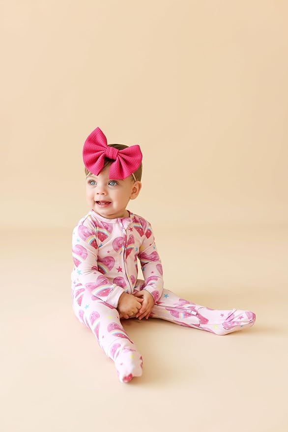 Image of Posh Peanut Girls Convertible Baby Sleepers, Toddlers Footless Pajamas