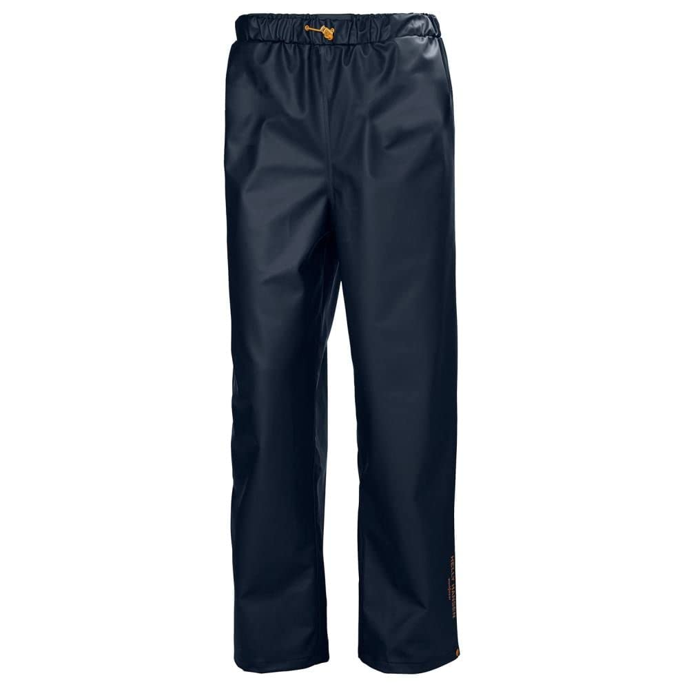 Helly Hansen Workwear Men's Gale Waterproof Rain Trousers, Navy, 4XL