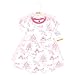 Hudson Baby Infant and Toddler Girls Cotton Dresses, Pink Fairytale Princess, 0-3 Months