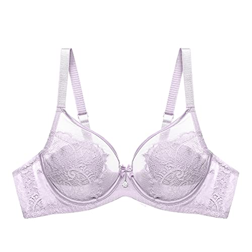 Soutien-gorge minimiseur violet 80C WENJUN à armatures