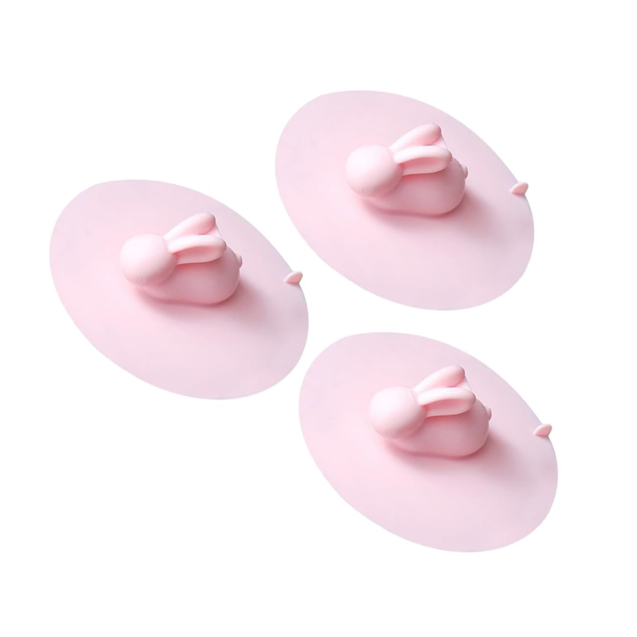 Couvercle de bonde forme de lapin Ciieeo en silicone souple durable