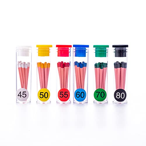 Snawop Gutta Percha Paper Points 2 Packs .02/.04/.06 Taper For Dental Endodontic Root Canal Treatment (#45-80.02 Taper) #TOP3